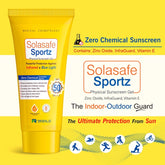 Solasafe Sportz Physical Sunscreen Gel SPF 50+ PA+++